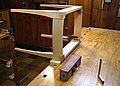 Trimming Apron After Gluing